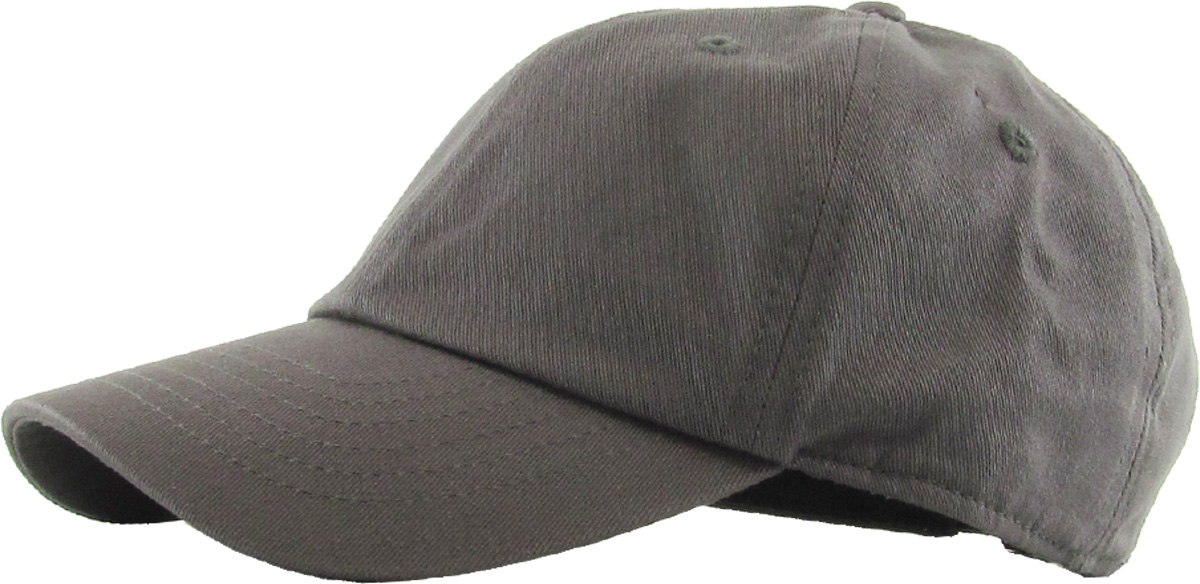 Dark Gray youth low profile rear view